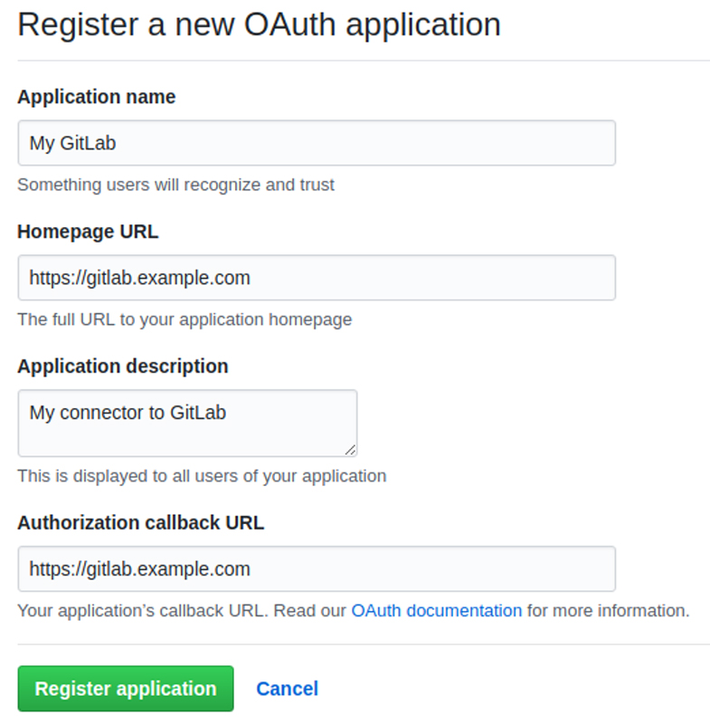 New OAuth screen