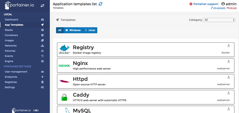 Portainer App Templates